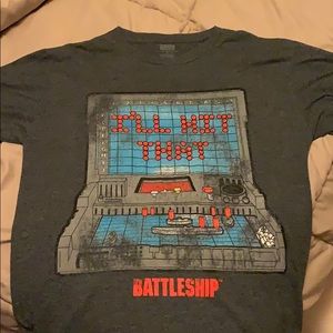Retro battleship graphic tee